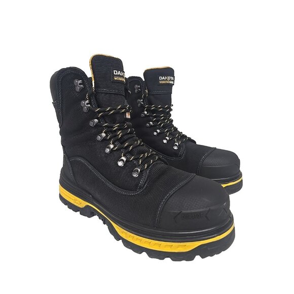 Dakota Other - Dakota Men's Comp Toe Comp Plate 8560 Ballistic Nylon WP Work Boots Black 11M